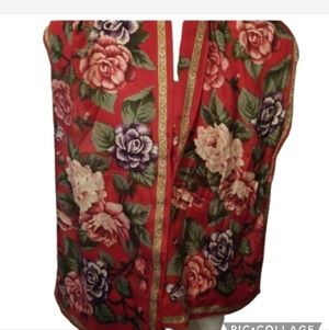 Vintage Charter club Roses‎ silk scarf